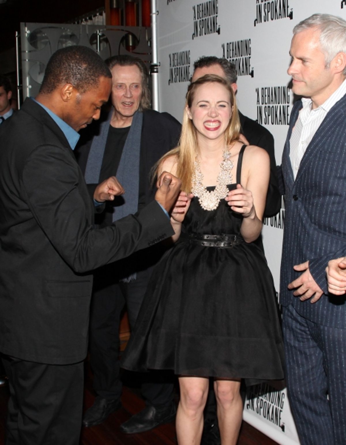 Anthony Mackie, John Crowley, Zoe Kazan, Martin McDonagh, Sam Rockwell & Christopher Walken at 