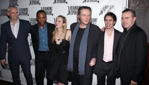 Martin McDonagh, Anthony Mackie, Zoe Kazan, Christopher Walken, Sam Rockwell & John C Photo