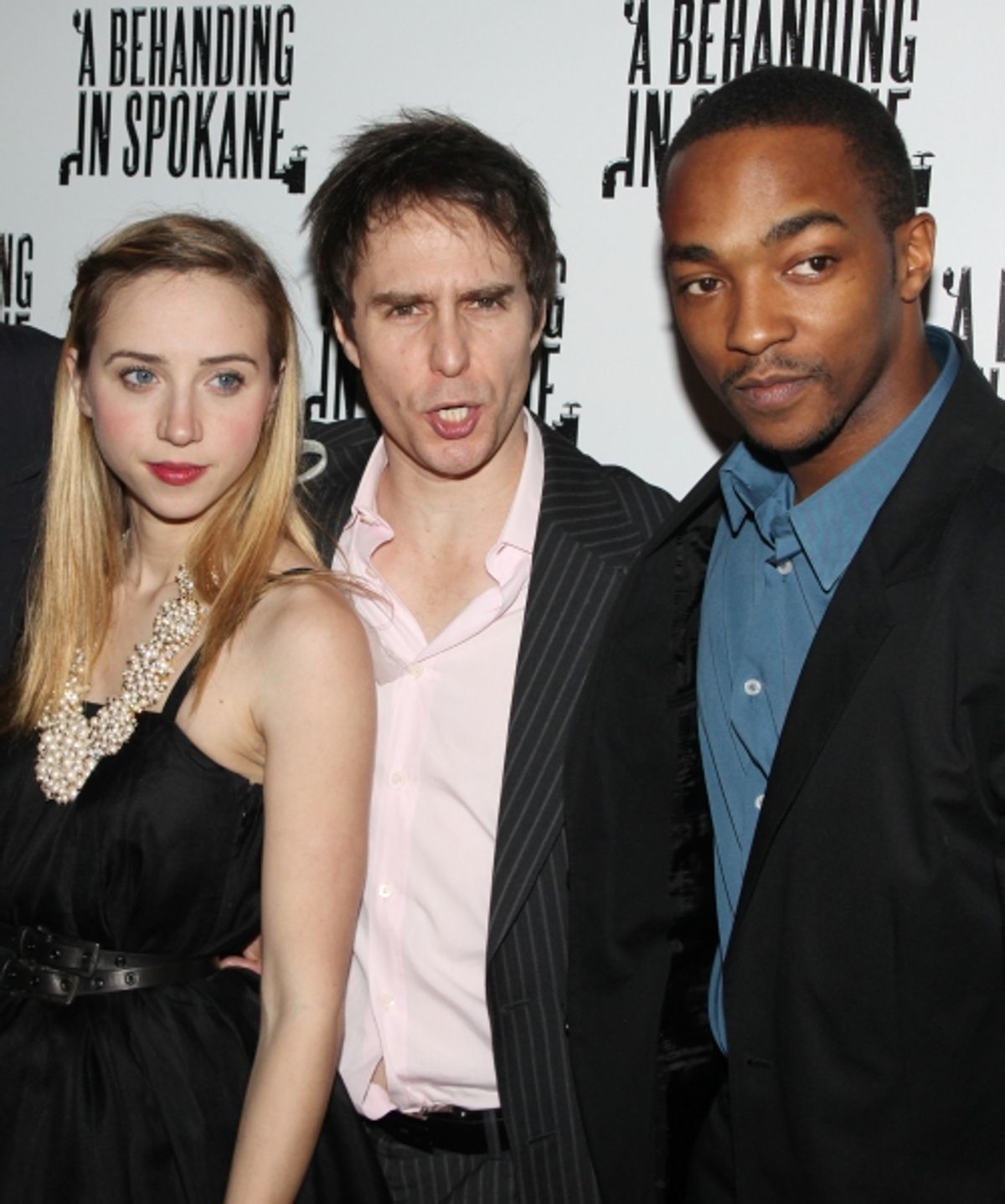  Zoe Kazan, Sam Rockwell & Anthony Mackie at 