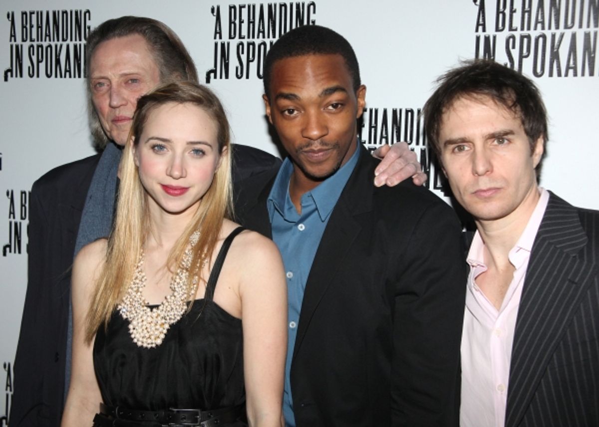 Christopher Walken, Zoe Kazan, Sam Rockwell & Anthony Mackie at 