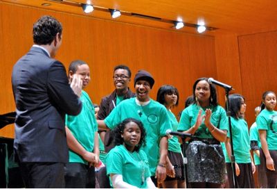 Christopher C. Herbert (Director of Advancement Sing For Hope) and Art U! Young at  A Photo