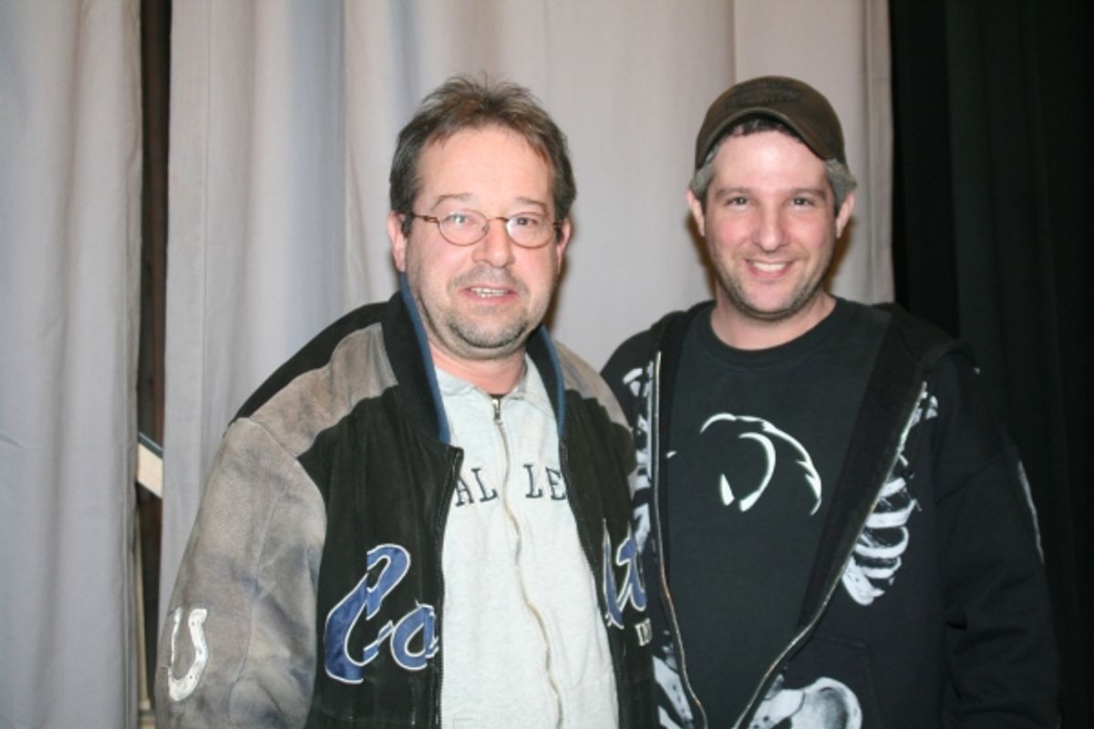 Victor Lukas (Production Stage Manager) and Ron Rogell (Assistant Stage Manager) at 