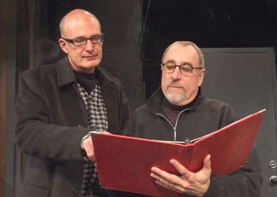 Playwright Shem Bitterman and Director Steve Zuckerman Photo