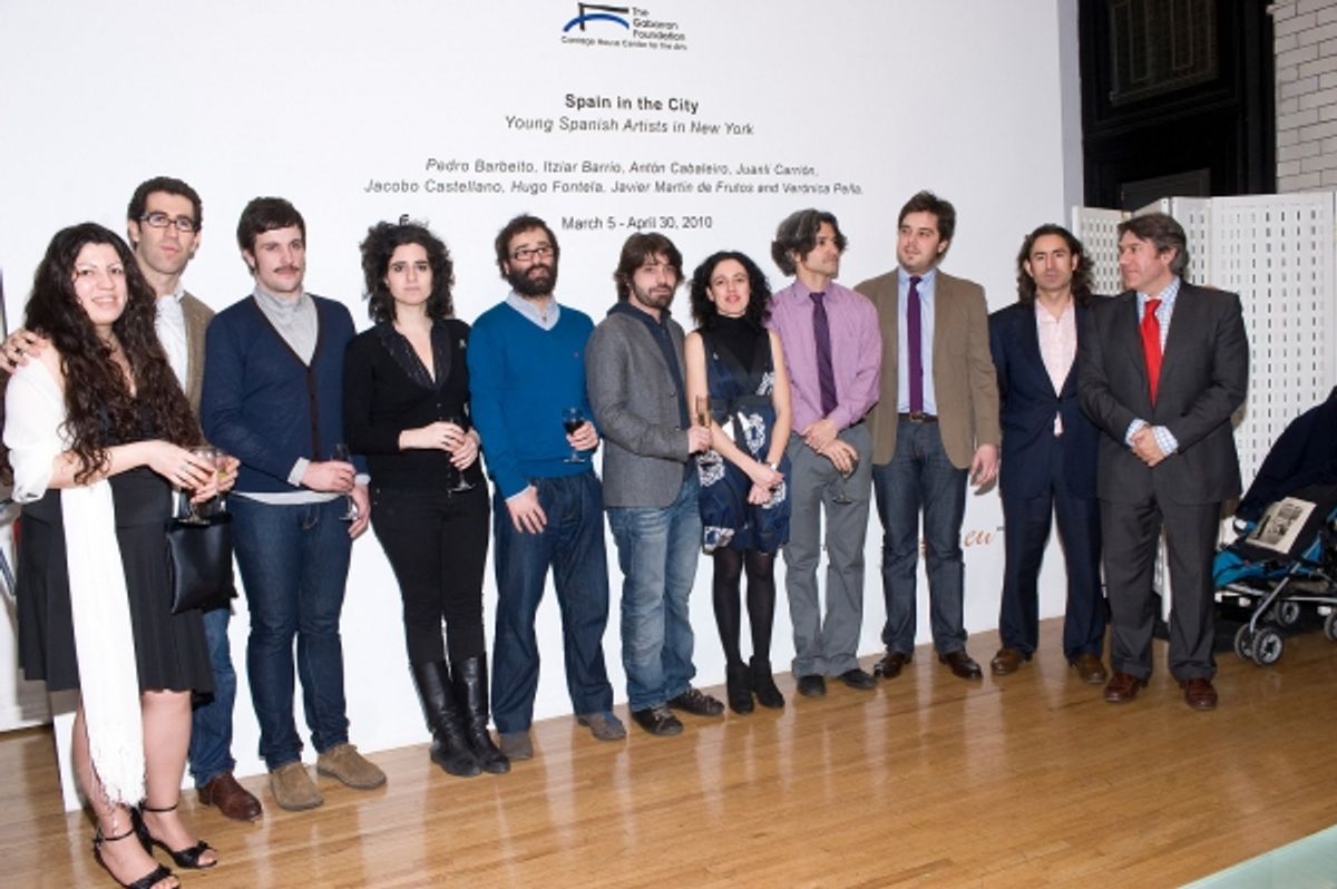 Artists of Spain in the City, Cris Gabarron, Juan M. Gabarron and Ana Morales at 