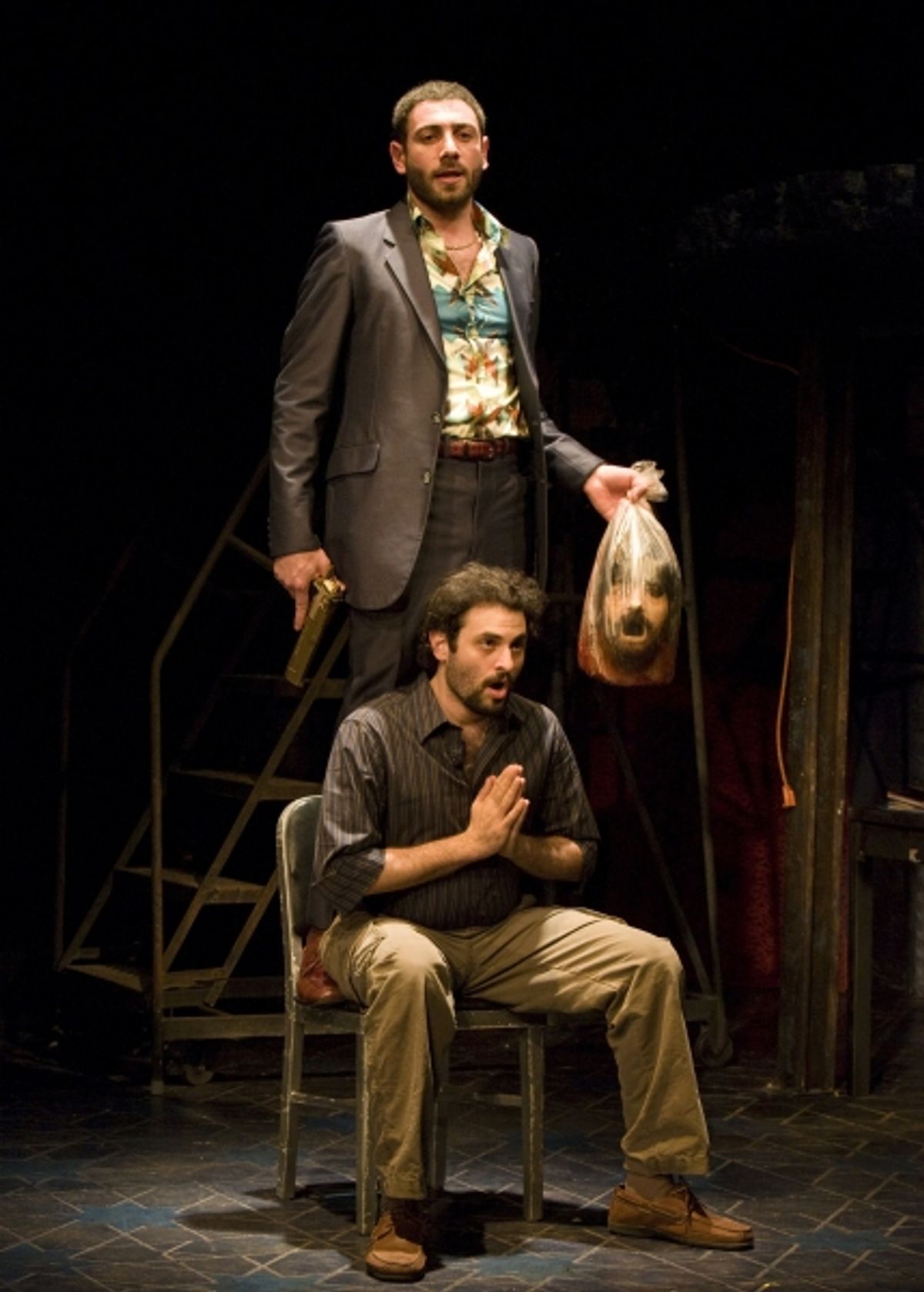 Hrach Titizian and Arian Moayed at 