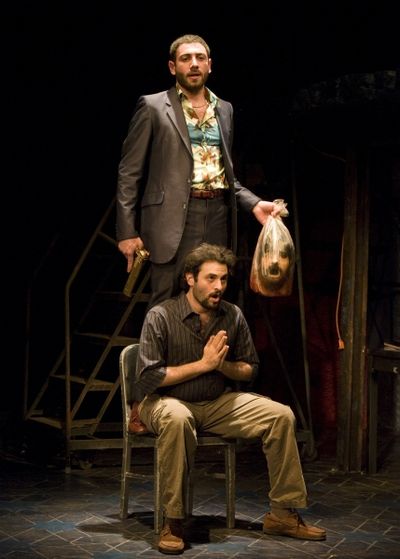 Hrach Titizian and Arian Moayed Photo