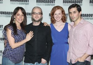 Leslie Kritzer, Euan Morton, Erin Mackey and Matthew Scott Photo