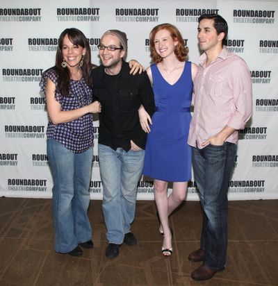 Leslie Kritzer, Euan Morton, Erin Mackey and Matthew Scott Photo