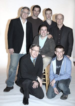Scott Jaeck, Austin Peck, Roderick Hill, Dan Butler, Martin Casella (Author), Matt Lenz (Director) and Brian Leahy @ BroadwayWorld Scott Jaeck, Austin Peck, Roderick Hill, Dan Butler, Martin Casella (Author), Matt Le Photo