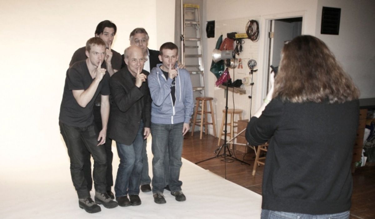 Austin Peck, Scott Jaeck, Roderick Hill, Dan Butler & Brian Leahy with Carol Rosegg at 