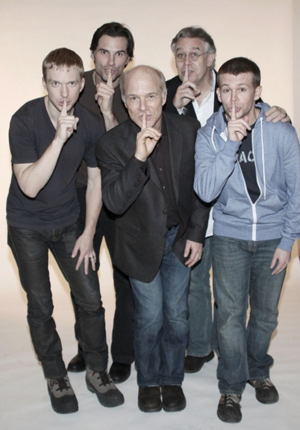 Roderick Hill, Austin Peck, Dan Butler, Scott Jaeck and Brian Leahy at 