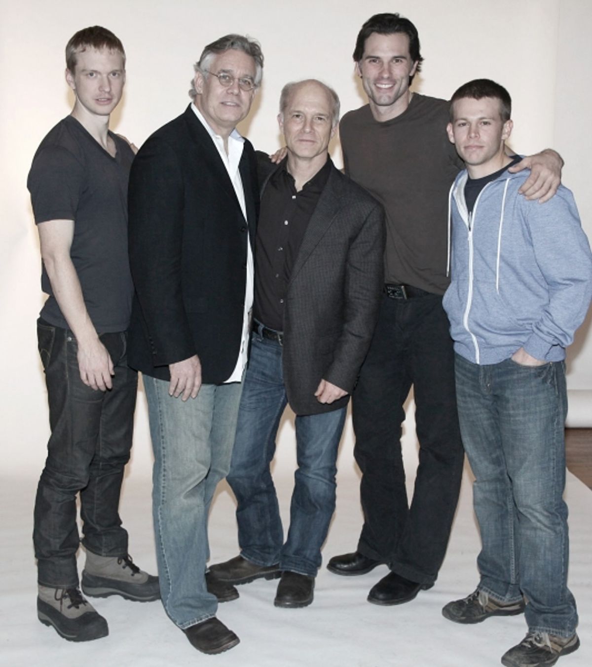 Roderick Hill, Scott Jaeck, Dan Butler, Austin Peck and Brian Leahy at 