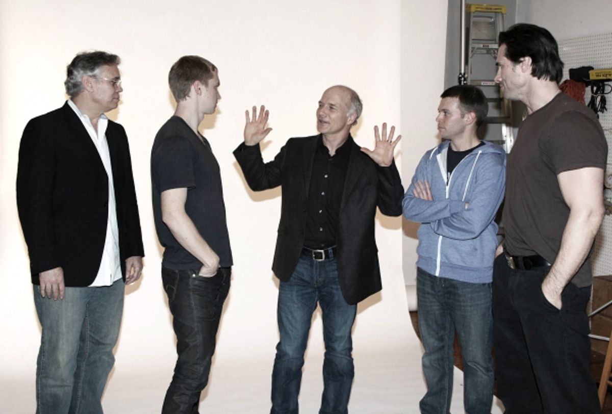 Scott Jaeck, Roderick Hill, Dan Butler, Brian Leahy and Austin Peck at 