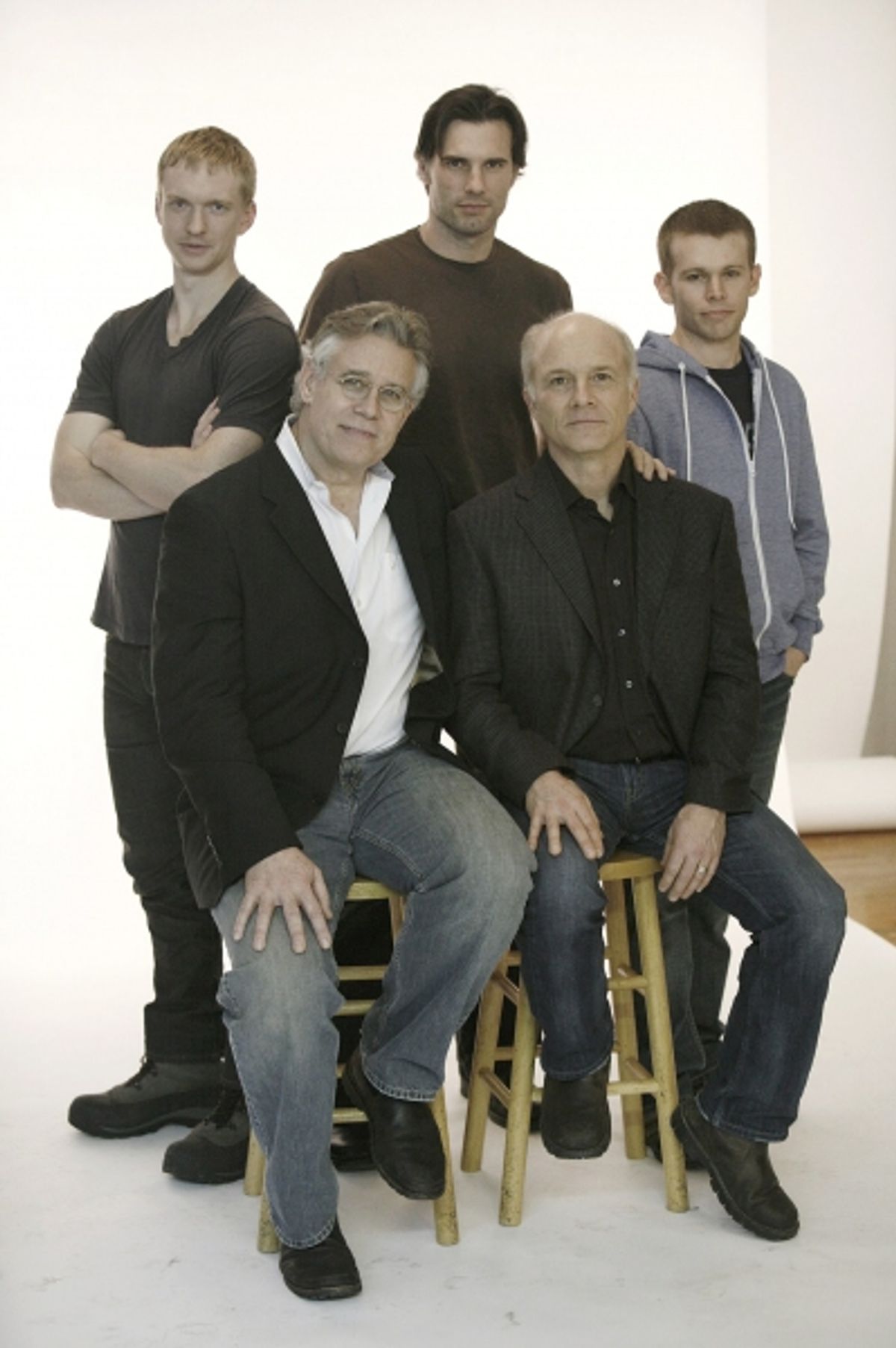 Scott Jaeck, Robderick Hill, Dan Butler, Brian Leahy and Austin Peck at 