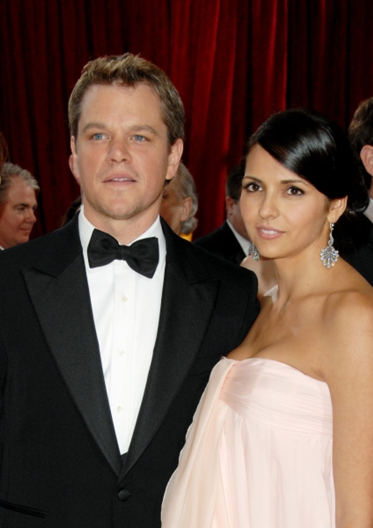 Matt Damon and Luciana Barroso at 