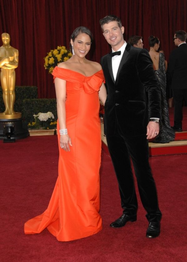 Paula Patton and Robin Thicke Photo