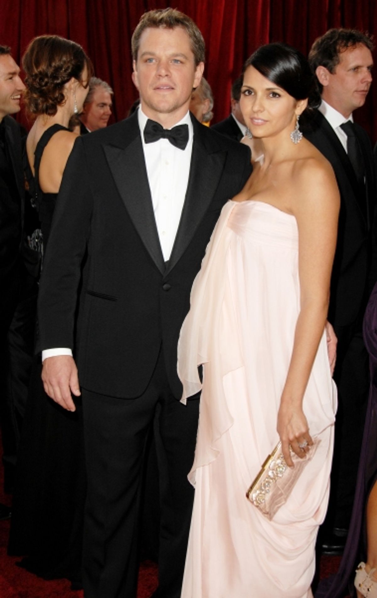 Matt Damon and Luciana Barroso at 