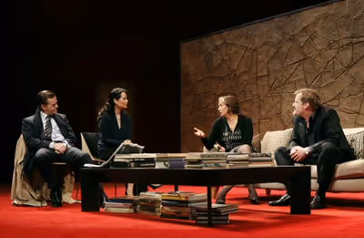 Dylan Baker, Lucy Liu, Janet McTeer and Jeff Daniels Photo
