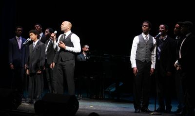 Brandon Victor Dixon & Scottsboro Boys Cast Photo