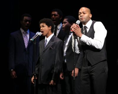 Brandon Victor Dixon & Scottsboro Boys Cast Photo