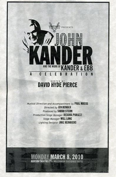 Photos: Vineyard, Minnelli, Rivera, Chenoweth et al. Honor Kander - Part 1 — photo 1 of 64