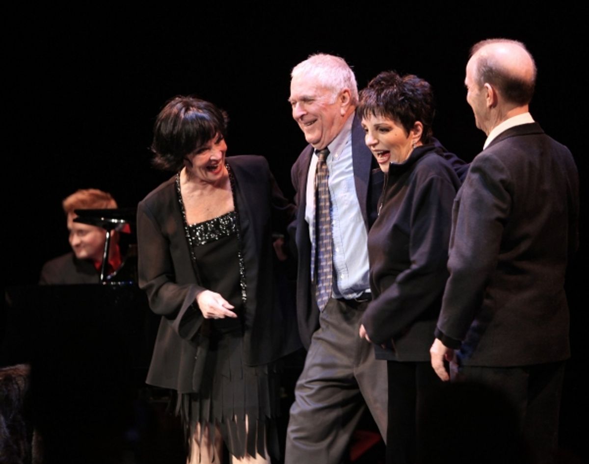 Chita Rivera, John Kander, Liza Minnelli, and Joel Grey at 