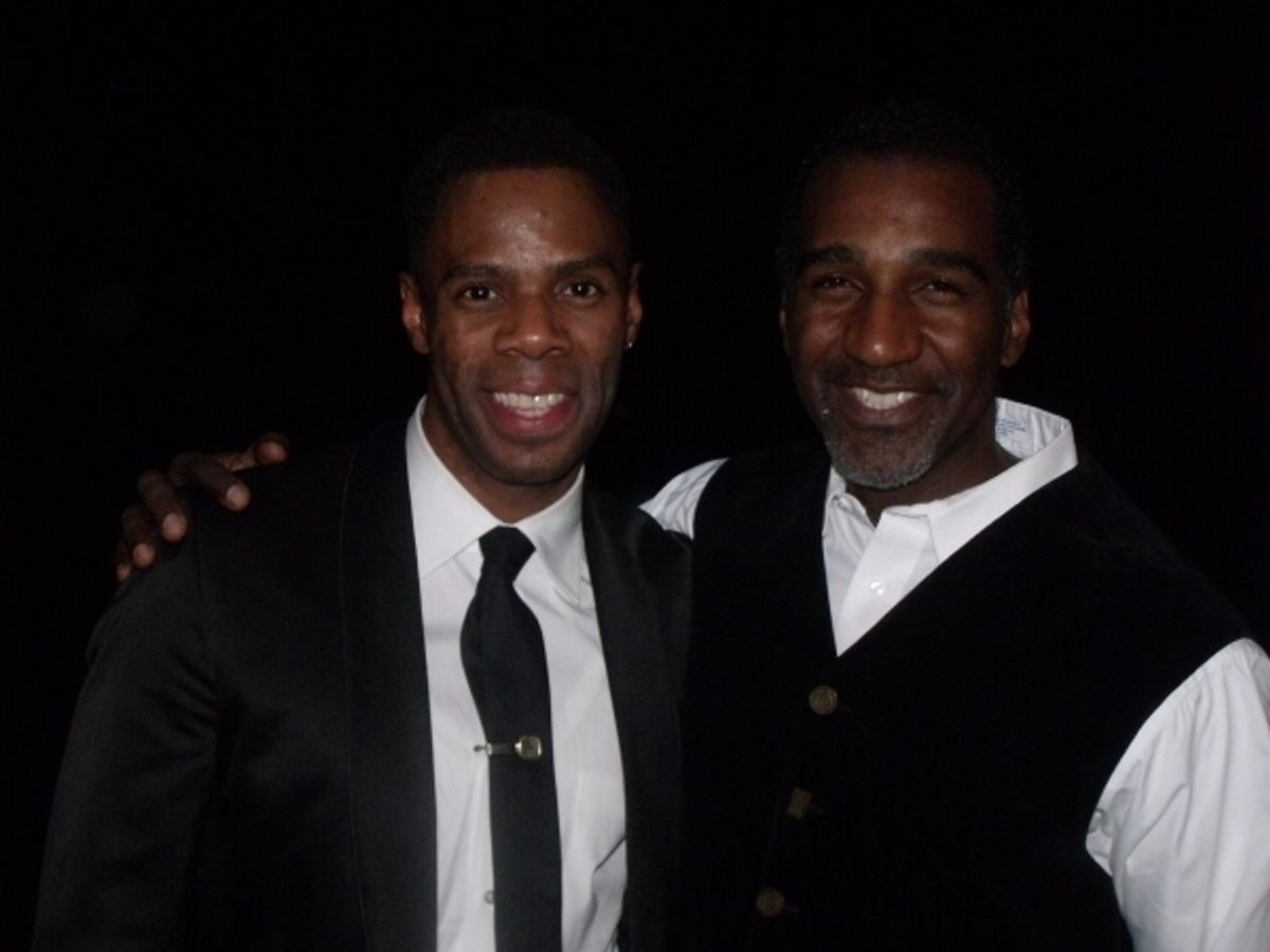 Colman Domingo and Norm Lewis
 at 