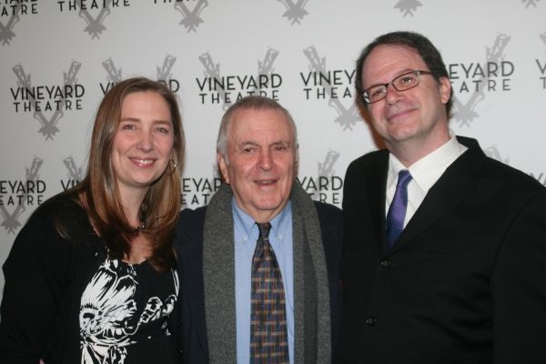 Jennifer Garvey-Blackwell (Vineyard Theatre Executive Director), John Kander and Doug Photo