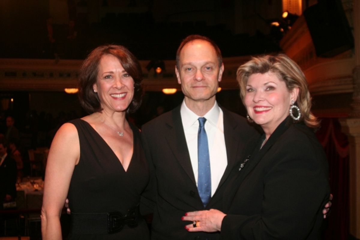 Karen Ziemba, David Hyde Pierce and Debra Monk
 at 