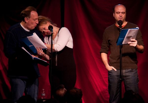 Alan Zweibel, Caroline Rhea, and Scott Adsit Photo
