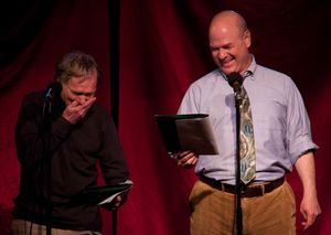 Dick Cavett and Larry Miller @ BroadwayWorld Dick Cavett and Larry Miller Photo