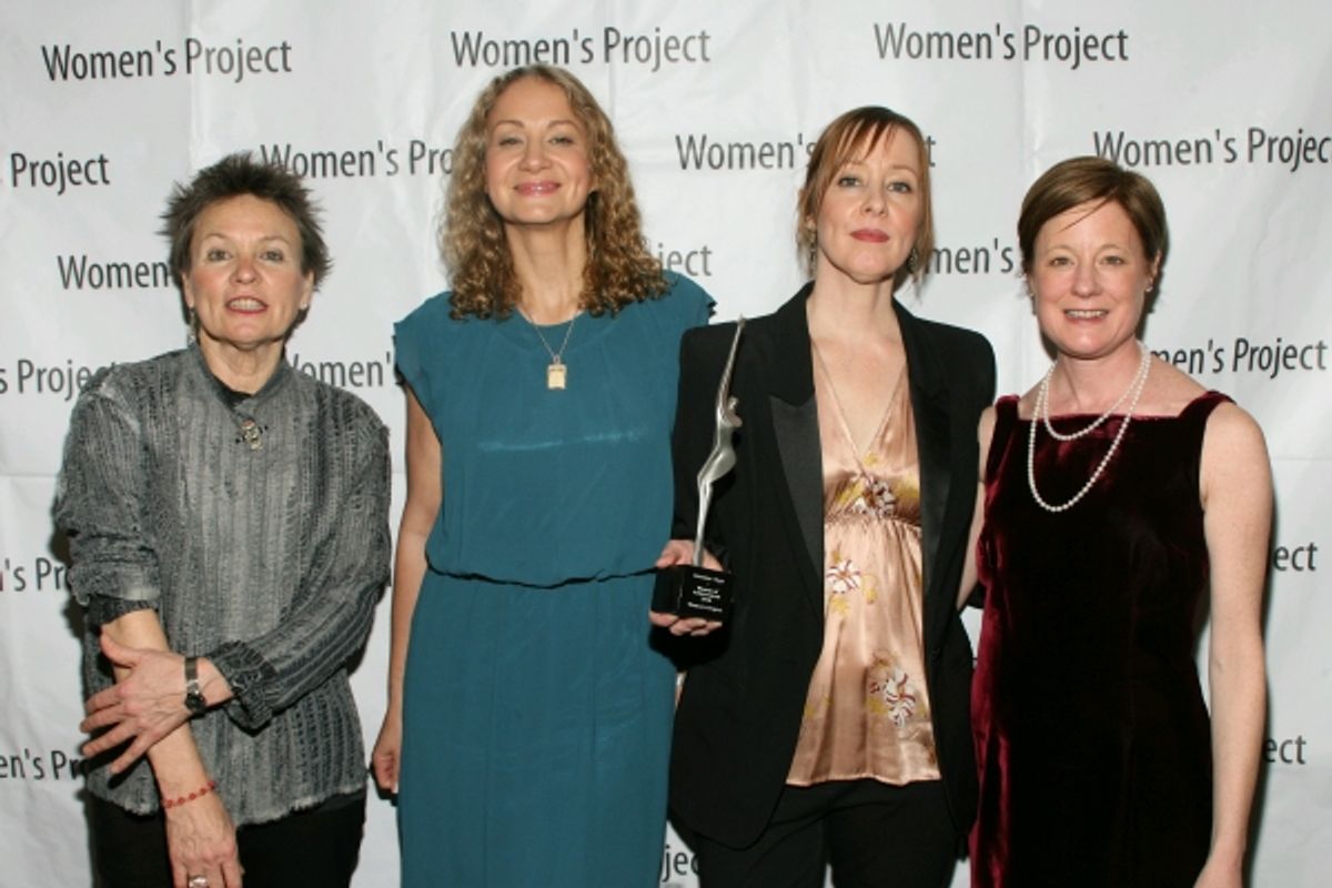 Laurie Anderson, Joan Osborne, Suzanne Vega and Julie Crosby WP Women of Achievement 2010 at 