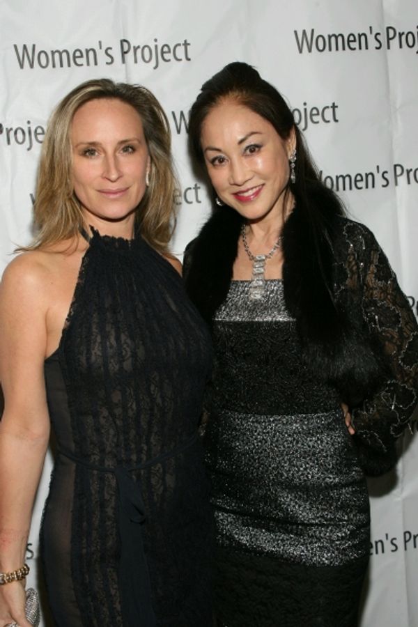 Sonja Morgan and Lucia Hwong Gordon WP Women of Achievement 2010 Photo