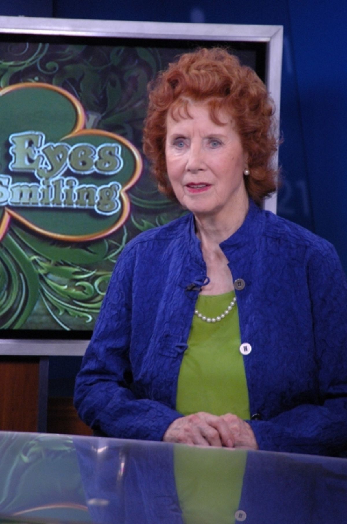 Carmel Quinn at Quinn, McCourt & O'Keefe Guest on 'When Irish Eyes Are Smiling'