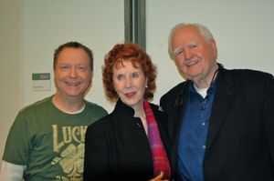 Paul O'Keefe, Carmel Quinn and Malachy McCourt Photo