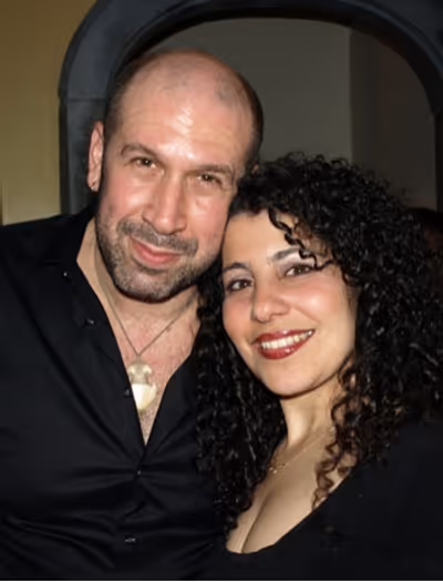 Jeremy Schonfeld and Julie Garnye at Upright Cabaret Photo