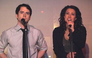 Christian Campbell and America Olivio at Upright Cabaret Photo