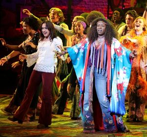 Diana DeGarmo, Jeannette Bayardelle and HAIR Tribe Photo