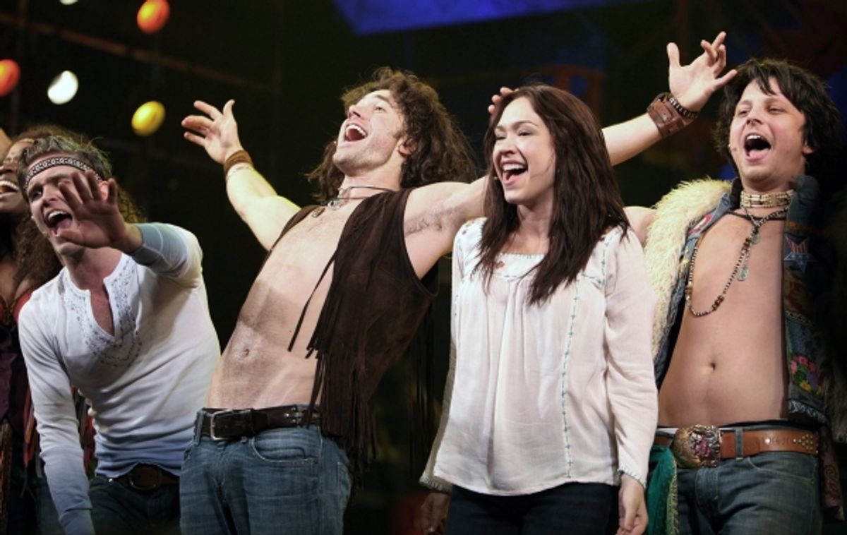 Kyle Riabko, Ace Young, Diana DeGarmo, and Jason Wooten at 