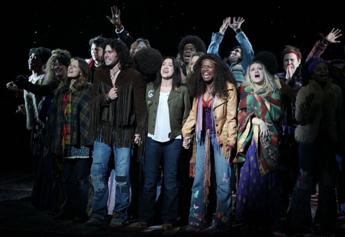 Vanessa Ray, Ace Young, Diana DeGarmo, Jeannette Bayardelle, Annaleigh Ashford and Tribe at 