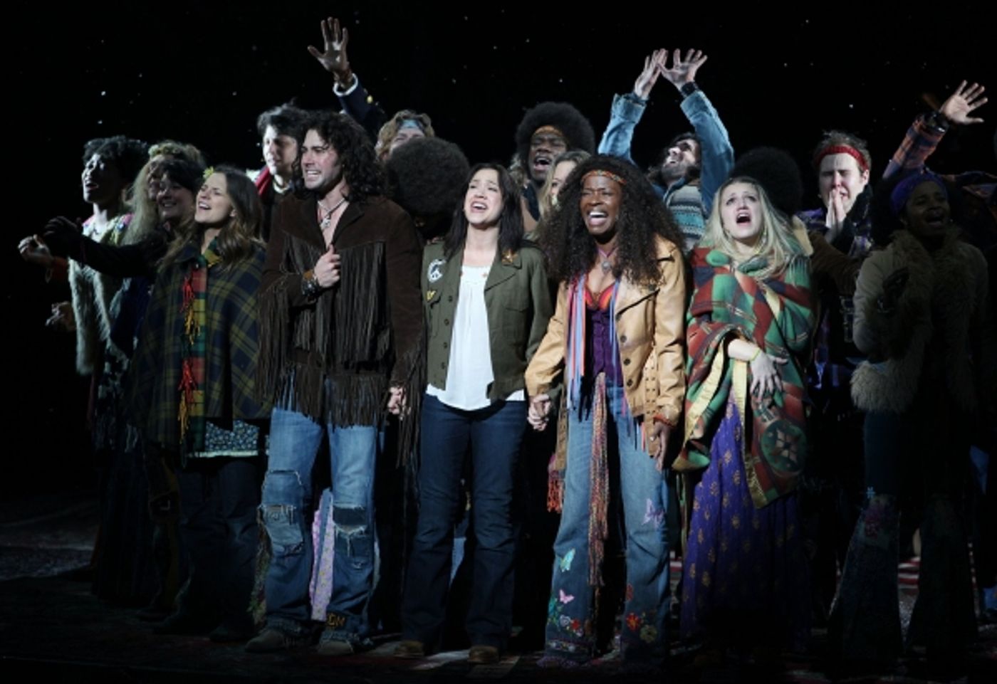 Photo Coverage: New HAIR Tribe Makes Broadway Debut!  Image