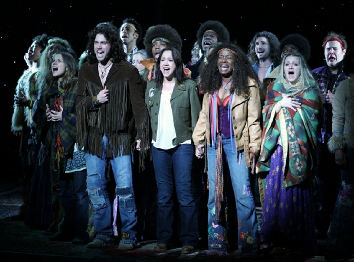 Vanessa Ray, Ace Young, Diana DeGarmo, Jeannette Bayardelle, Annaleigh Ashford and Tribe at 