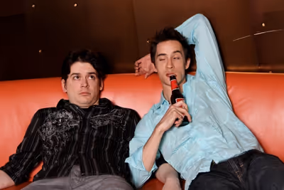 Connor Toms as Valentine and Daniel Brockley as Proteus Photo