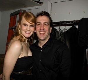 Kate Baldwin and Musical Director Rob Berman Photo