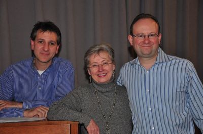 Elliot Fox, Paulette Haupt and Andrew Leynse
 Photo