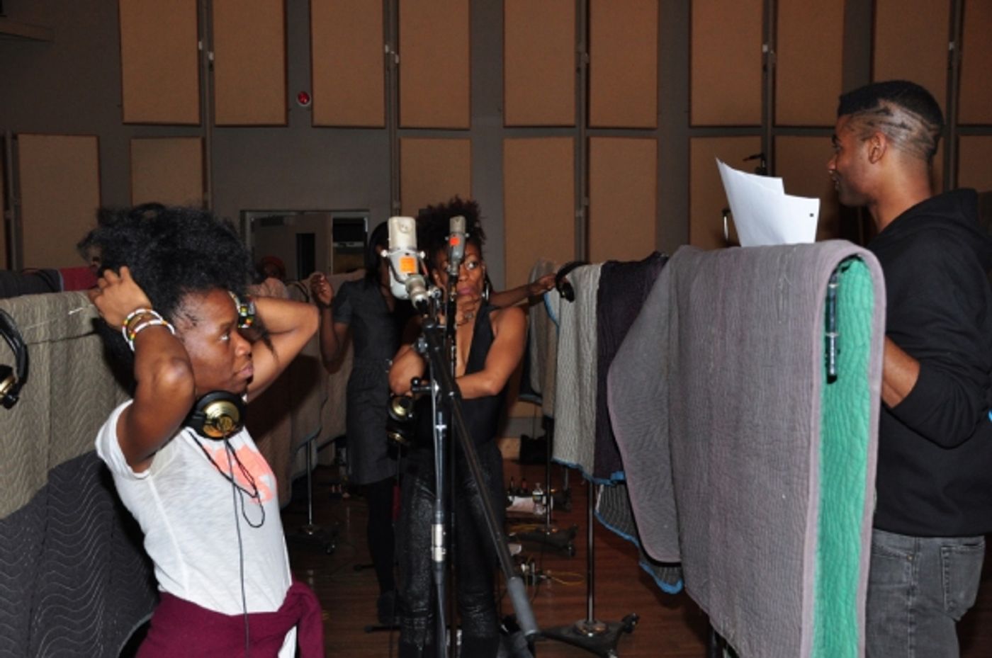 Photo Coverage: FELA! Cast Records Cast Album  Image
