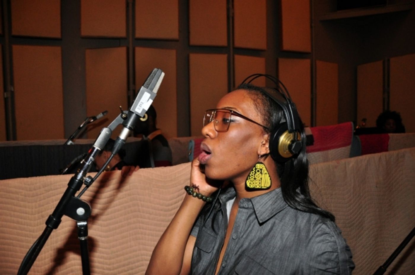 Photo Coverage: FELA! Cast Records Cast Album  Image