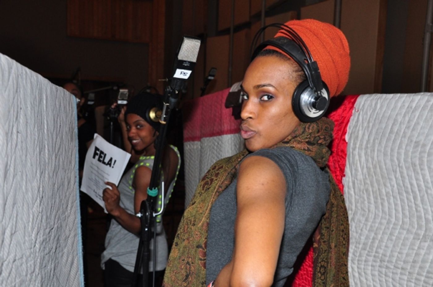 Photo Coverage: FELA! Cast Records Cast Album  Image