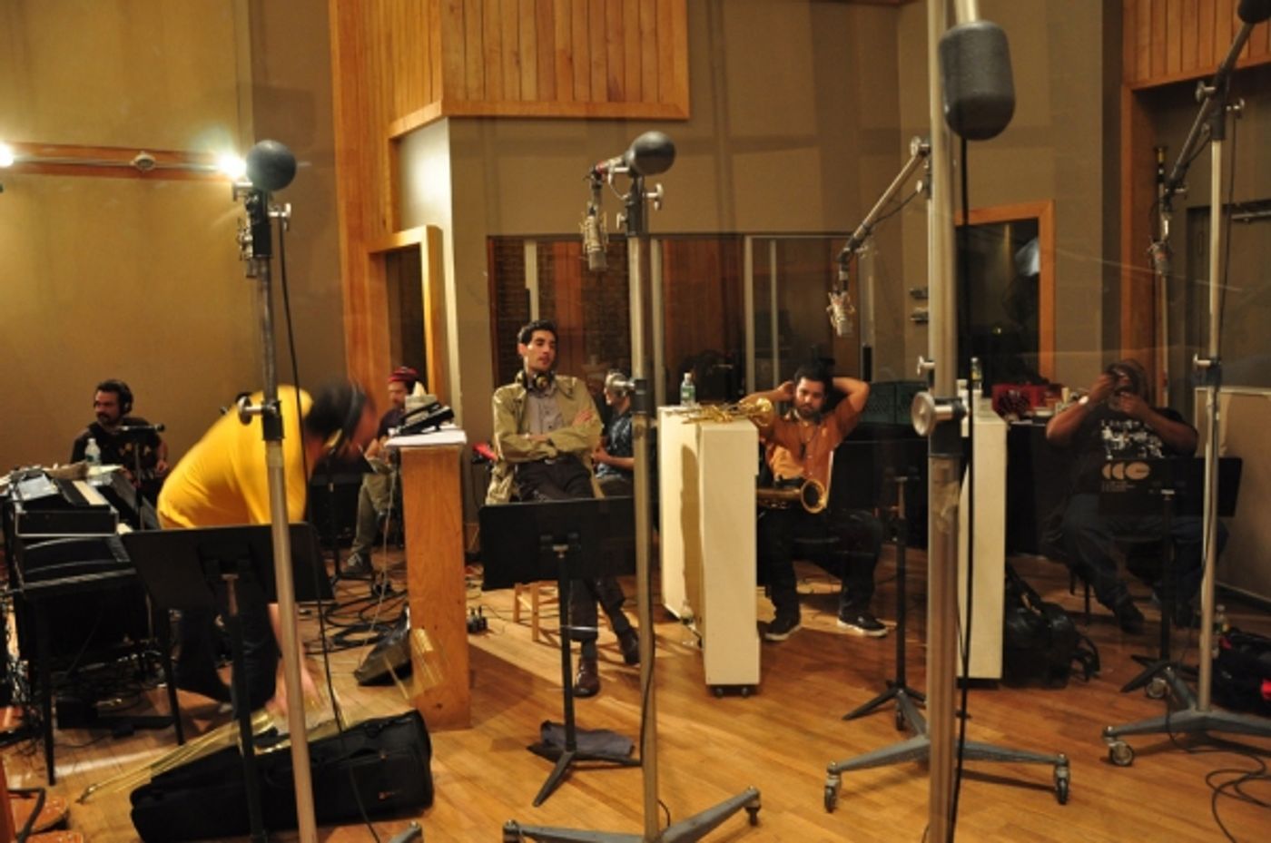 Photo Coverage: FELA! Cast Records Cast Album  Image