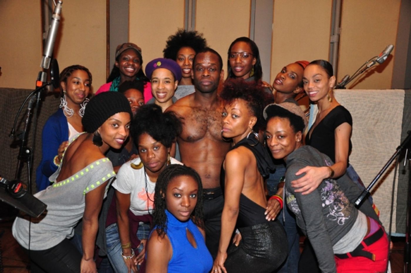 Photo Coverage: FELA! Cast Records Cast Album  Image